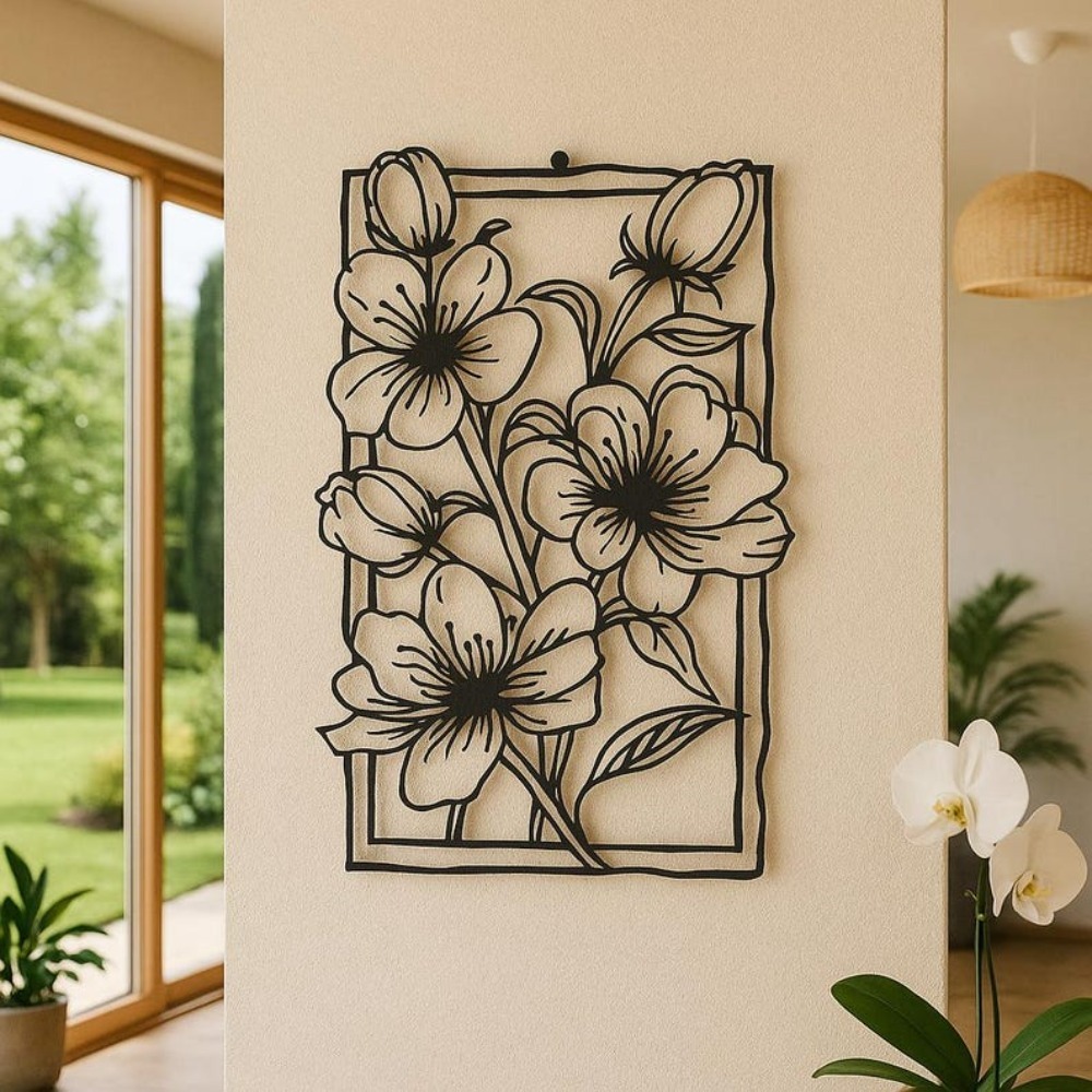 3D Rose Gold Metal Flower Wall - 3D Printing Objects のレビューと価格
