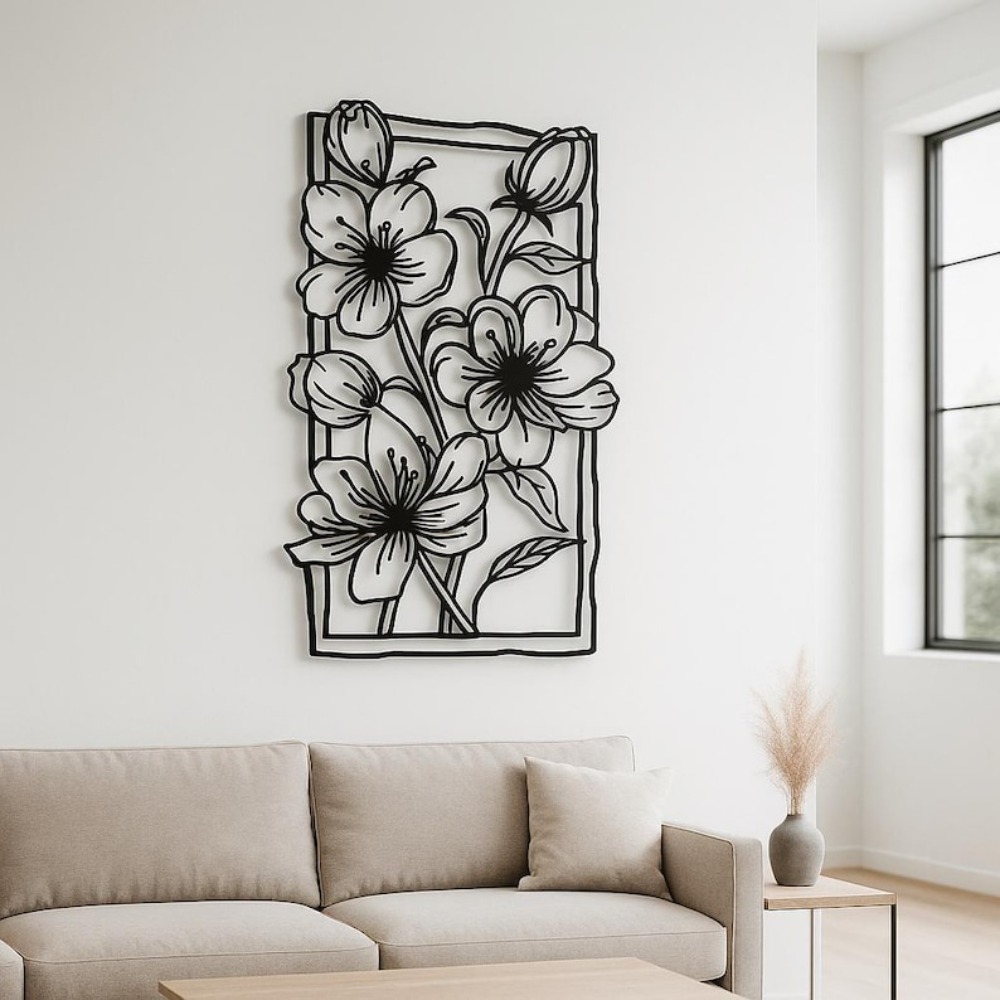 3D Rose Gold Metal Flower Wall - 3D Printing Objects のレビューと価格