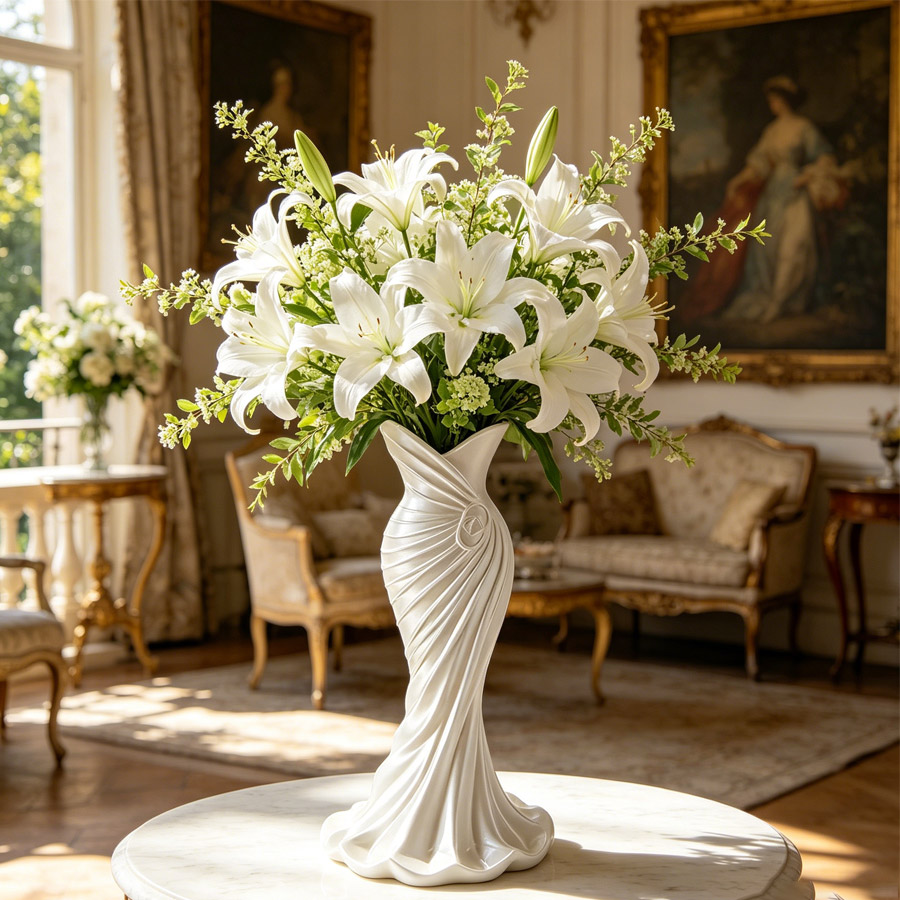 Elegant Dress-Shaped 3D Printe - 3D Printing Vase のレビューと価格