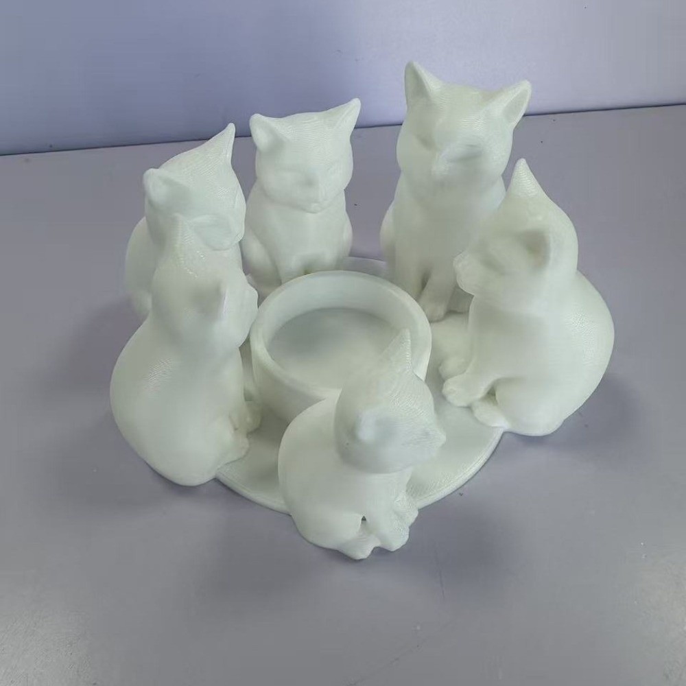 Meditation Space Cartoon Cat C - 3D Printing Ring Holder のレビューと価格