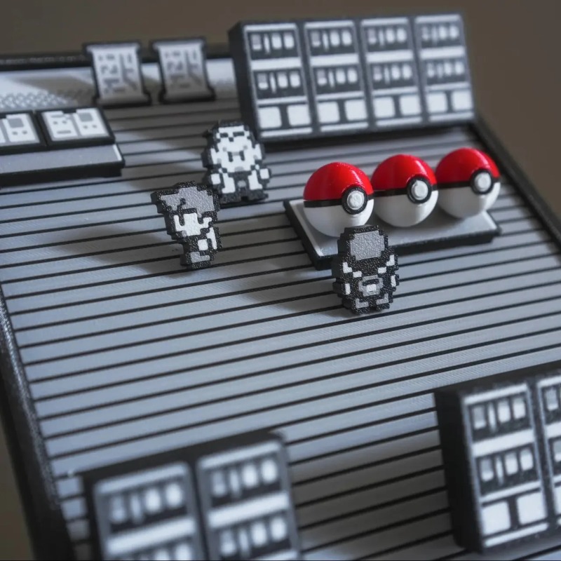 Pokemon Gold Silver Scene Figu - 3D Printing Gundam のレビューと価格