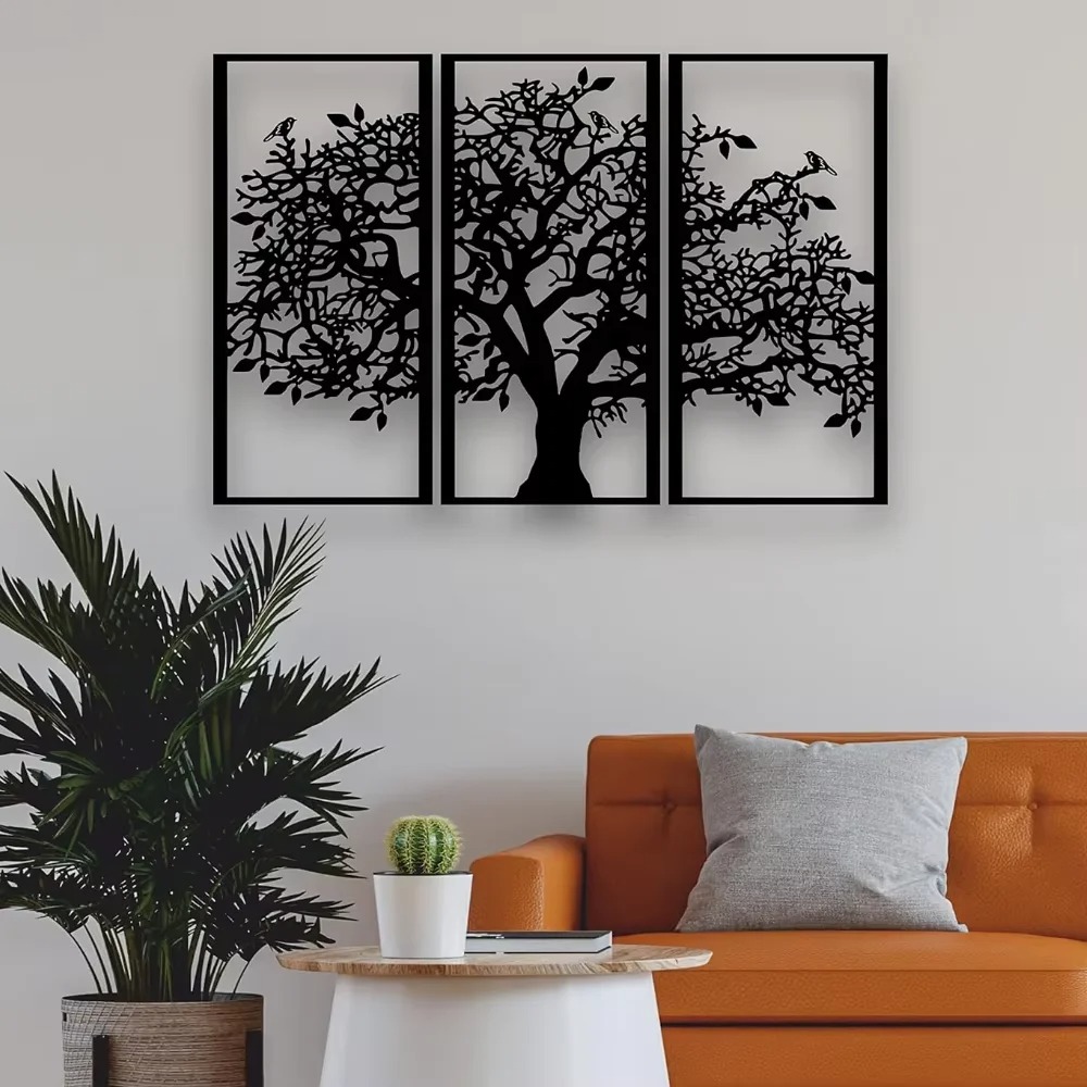 3Pcs Family Tree Metal Wall De - 3D Printing Objects のレビューと価格