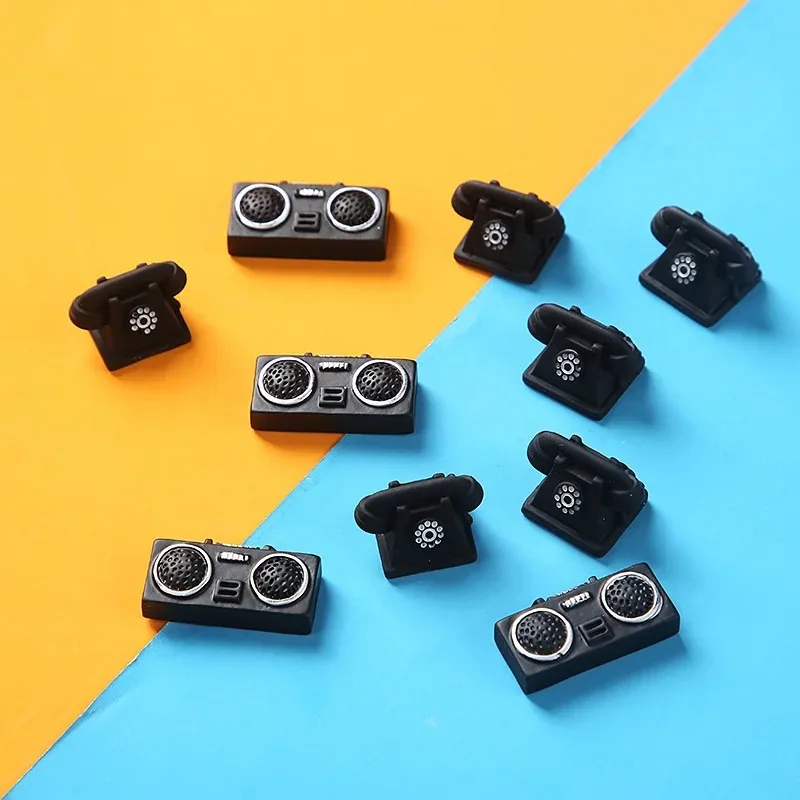 10pcs Mini Diy Resin Retro Bla - 3D Printing Jewelry のレビューと価格