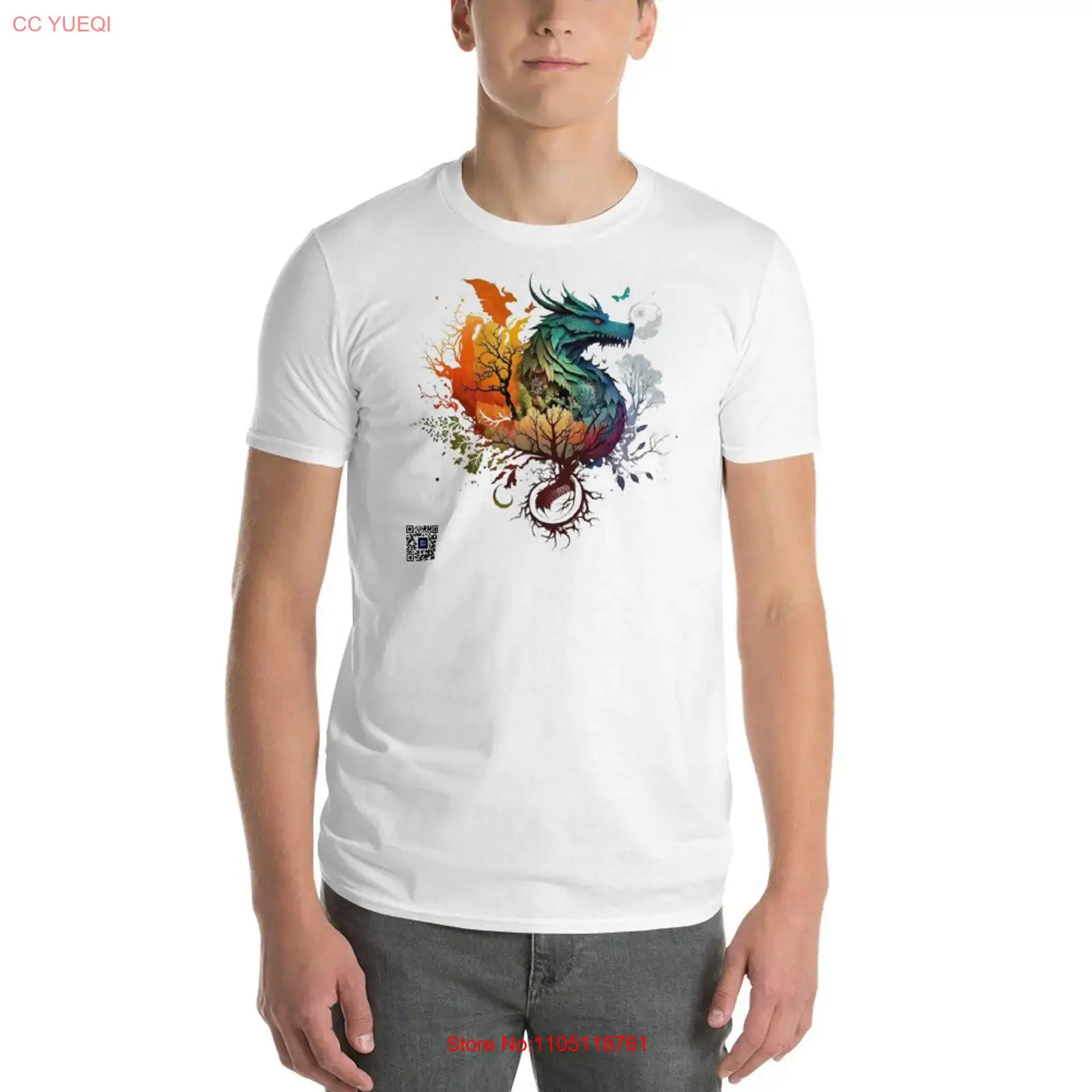 Dragon T Shirt smartphone came - 3D Printing Qr Codes のレビューと価格