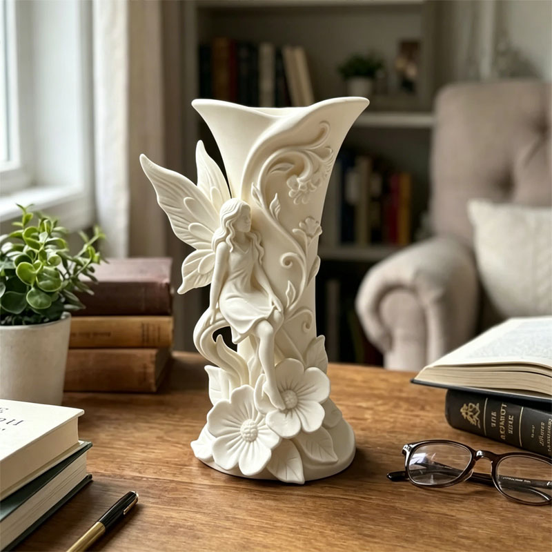 Angel Flower 3D Relief Vase El - 3D Printing Vase のレビューと価格