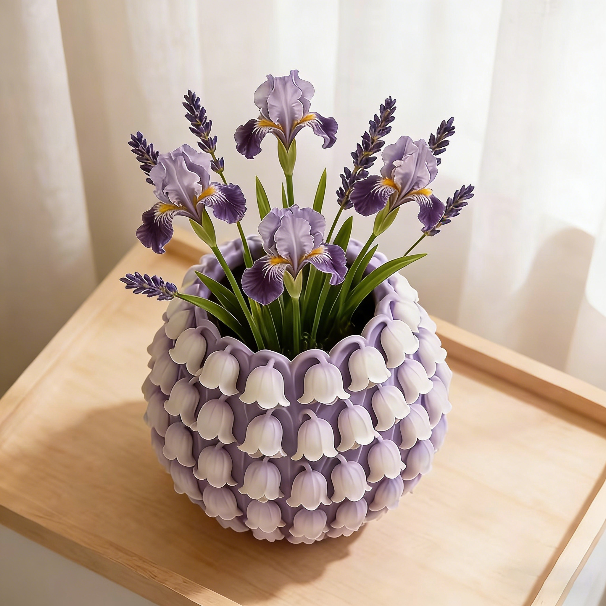 3D Textured Flower Pot Silicon - 3D Printing Vase のレビューと価格