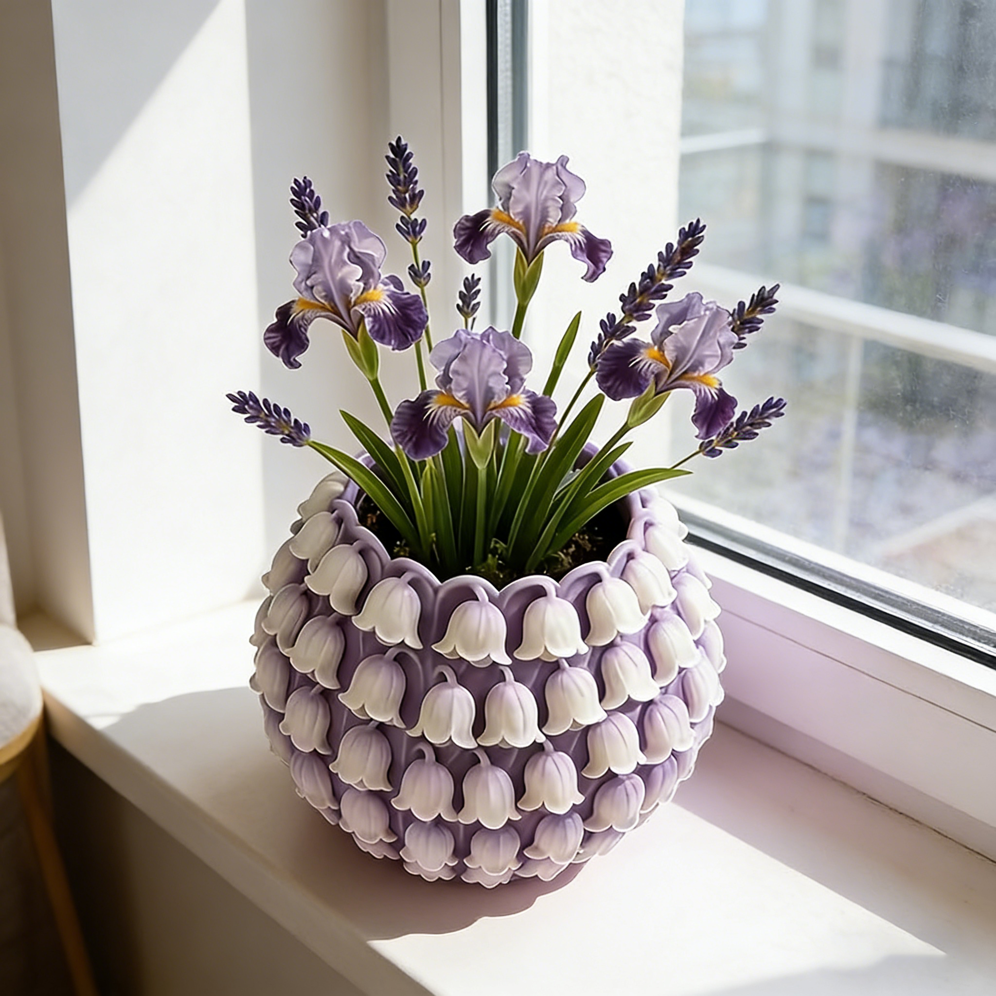 3D Textured Flower Pot Silicon - 3D Printing Vase のレビューと価格
