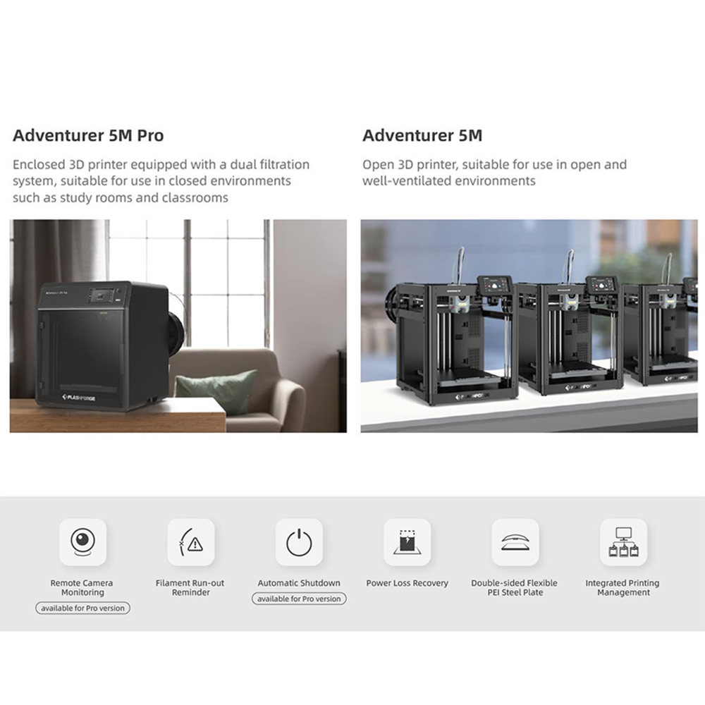 Flashforge Adventurer 5M Pro 3 - 3D Printing Files のレビューと価格